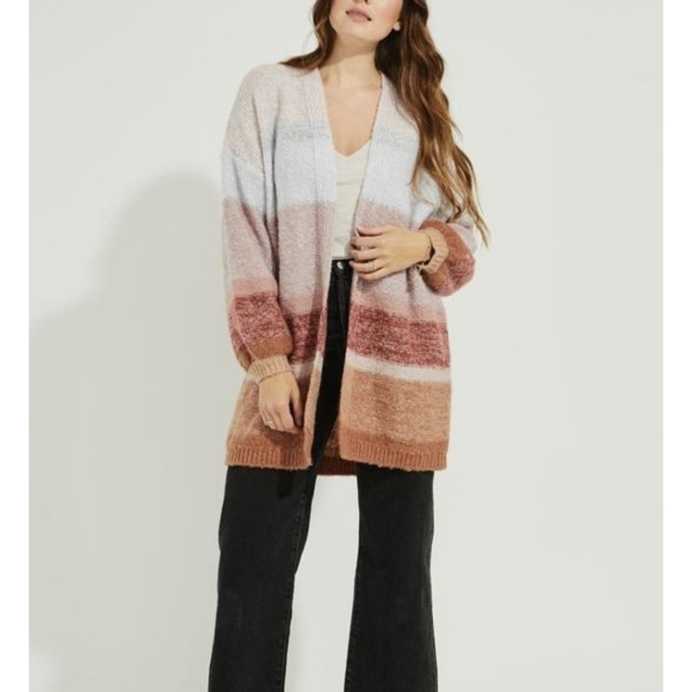 Gentle Fawn Amelia Cardigan in Multi Stripe - Picture 3 of 13